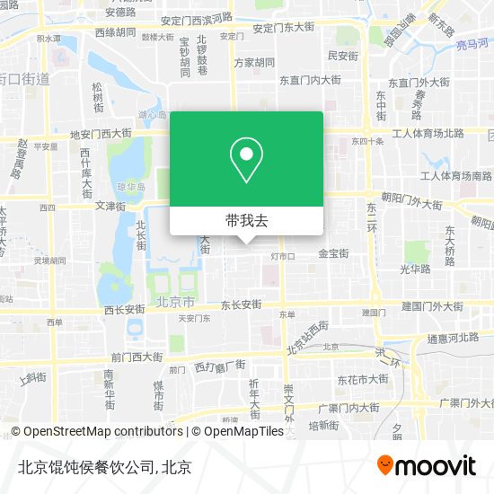 北京馄饨侯餐饮公司地图