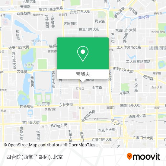 四合院(西堂子胡同)地图