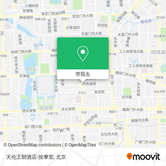 天伦王朝酒店-按摩室地图