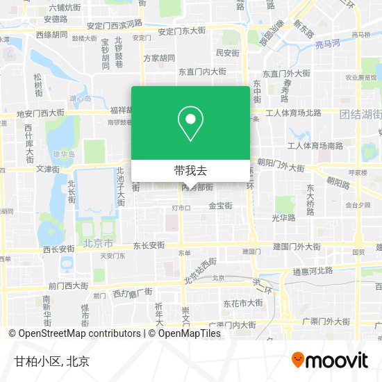 甘柏小区地图