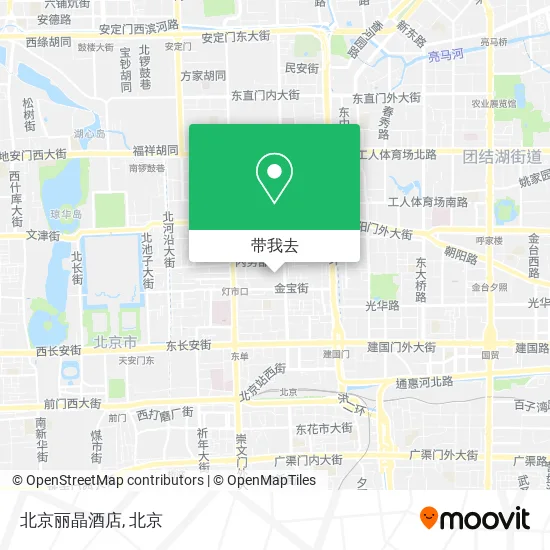 北京丽晶酒店地图