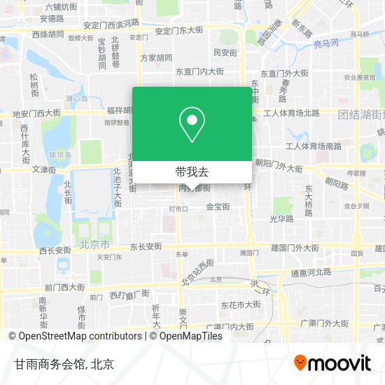 甘雨商务会馆地图