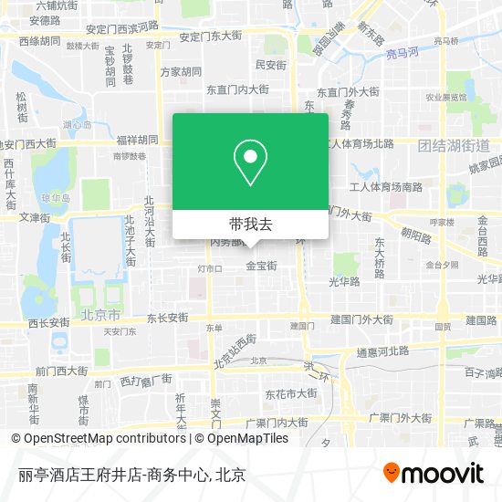 丽亭酒店王府井店-商务中心地图