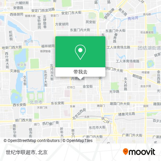 世纪华联超市地图