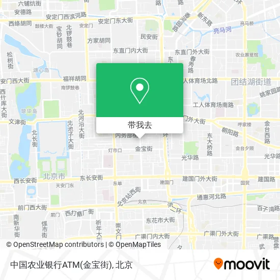 中国农业银行ATM(金宝街)地图