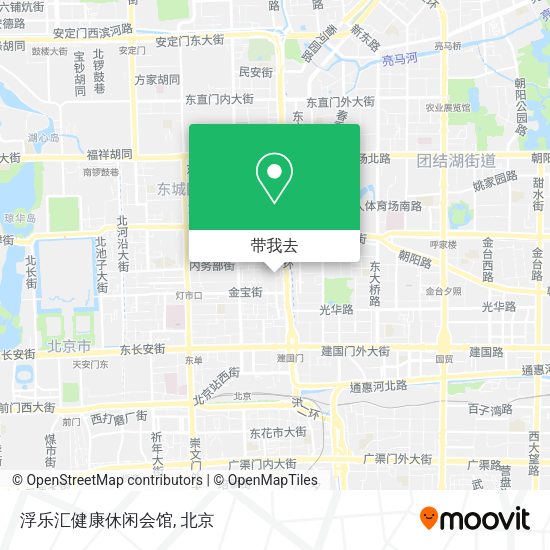 浮乐汇健康休闲会馆地图
