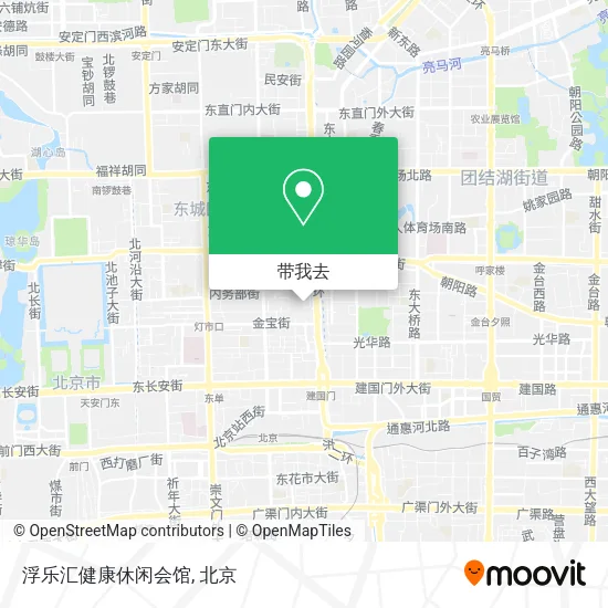 浮乐汇健康休闲会馆地图
