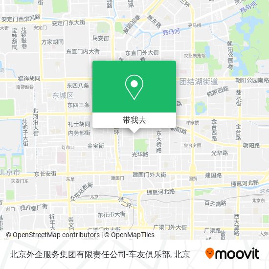 北京外企服务集团有限责任公司-车友俱乐部地图