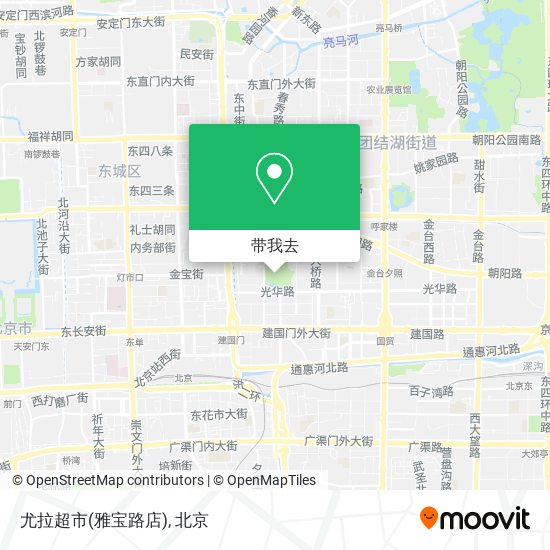 尤拉超市(雅宝路店)地图