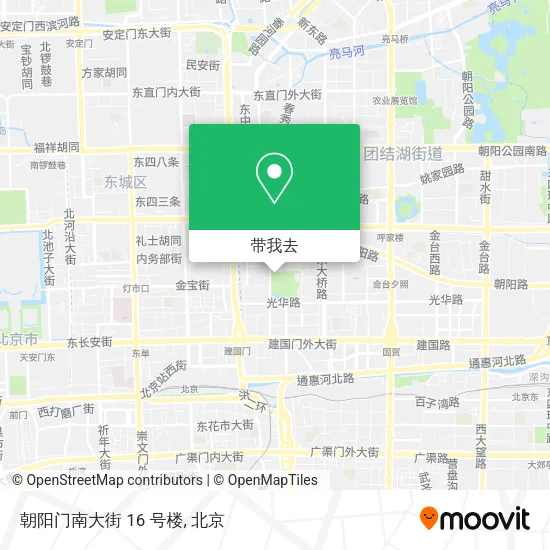 朝阳门南大街 16 号楼地图