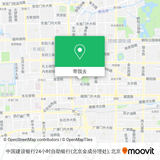 中国建设银行24小时自助银行(北京金成分理处)地图