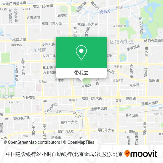 中国建设银行24小时自助银行(北京金成分理处)地图