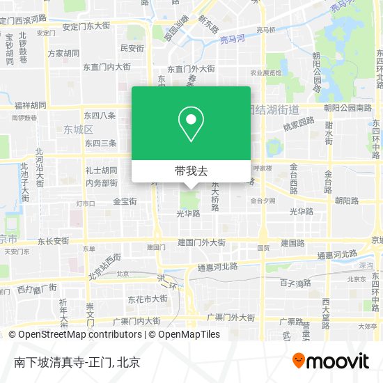 南下坡清真寺-正门地图
