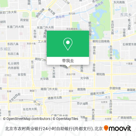 北京市农村商业银行24小时自助银行(尚都支行)地图