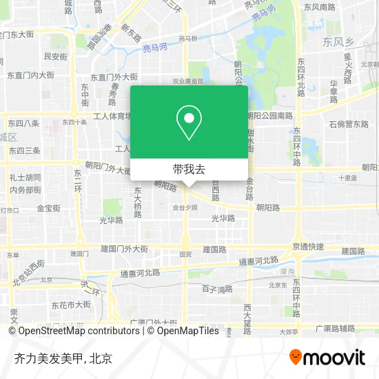 齐力美发美甲地图