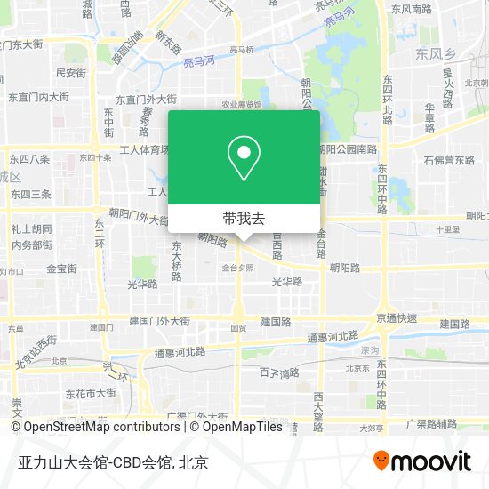 亚力山大会馆-CBD会馆地图