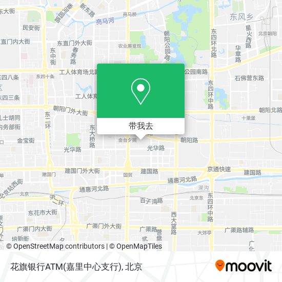 花旗银行ATM(嘉里中心支行)地图