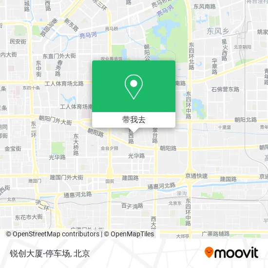 锐创大厦-停车场地图