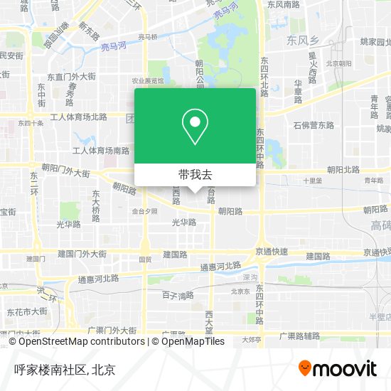 呼家楼南社区地图