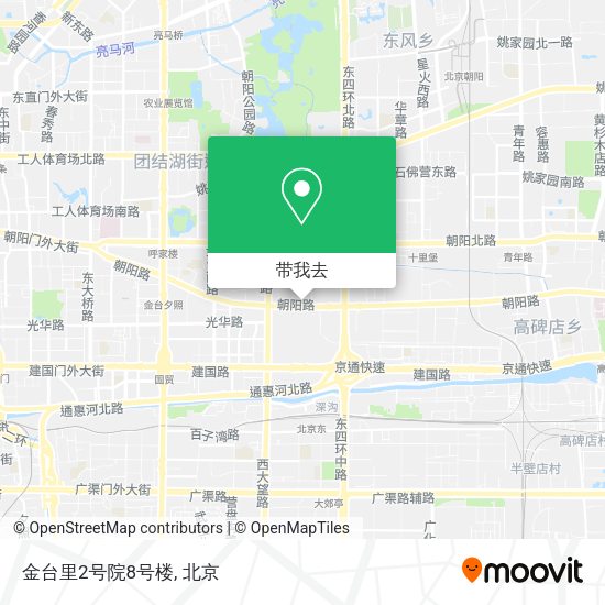 金台里2号院8号楼地图