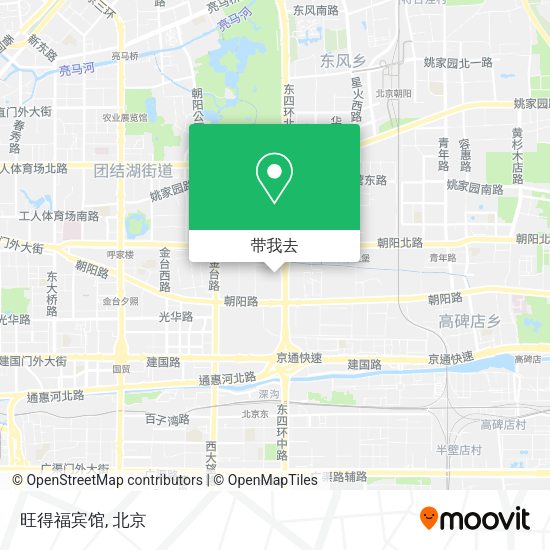 旺得福宾馆地图