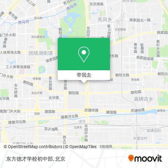 东方德才学校初中部地图