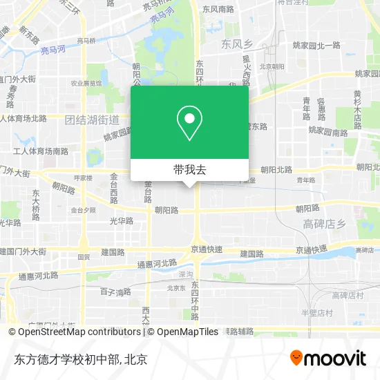 东方德才学校初中部地图