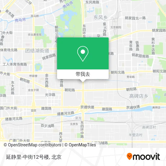 延静里-中街12号楼地图