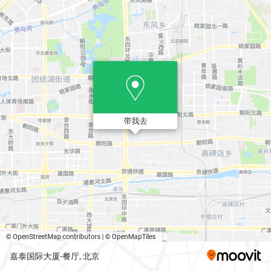 嘉泰国际大厦-餐厅地图