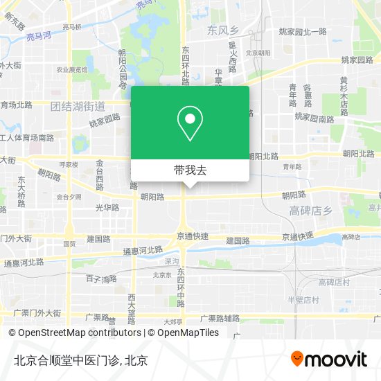 北京合顺堂中医门诊地图