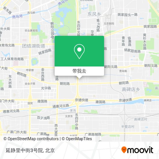 延静里中街3号院地图