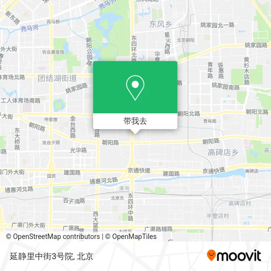 延静里中街3号院地图
