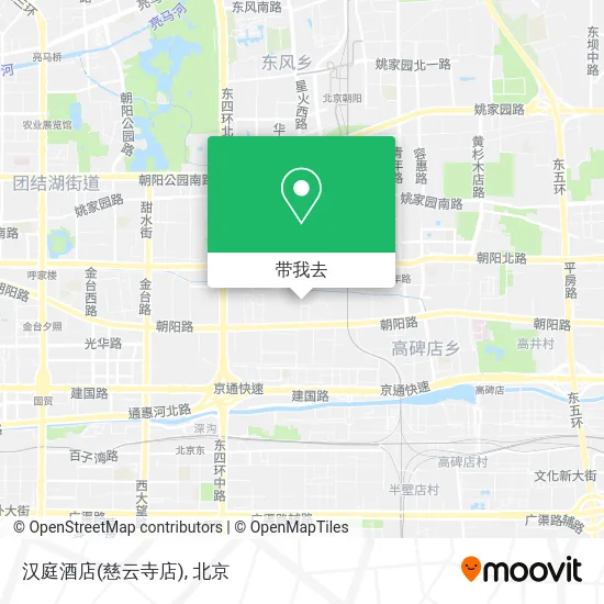 汉庭酒店(慈云寺店)地图