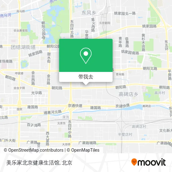 美乐家北京健康生活馆地图