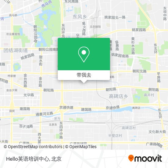 Hello英语培训中心地图