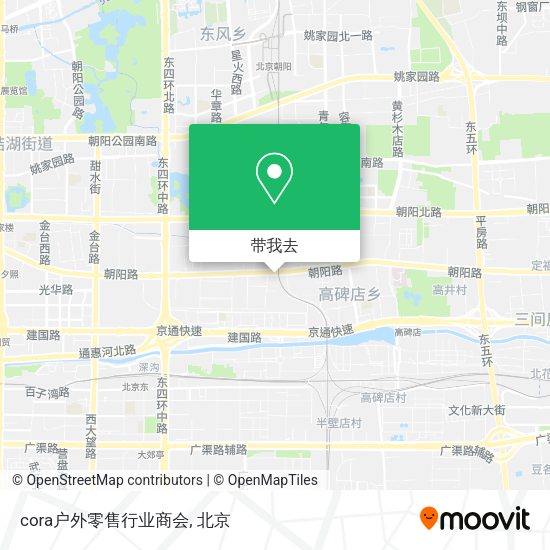cora户外零售行业商会地图