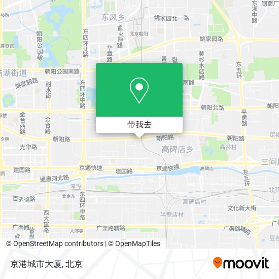 京港城市大厦地图