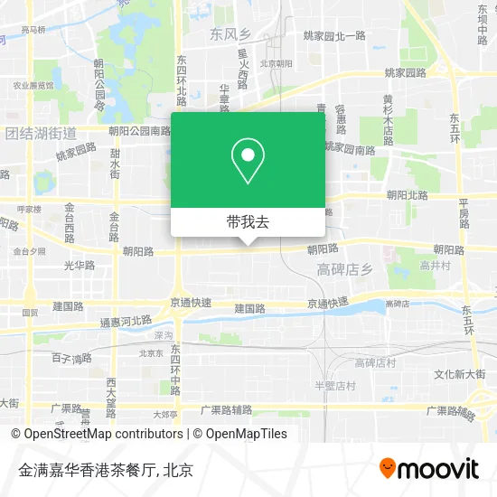 金满嘉华香港茶餐厅地图