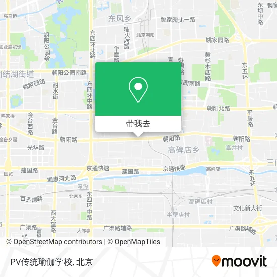 PV传统瑜伽学校地图