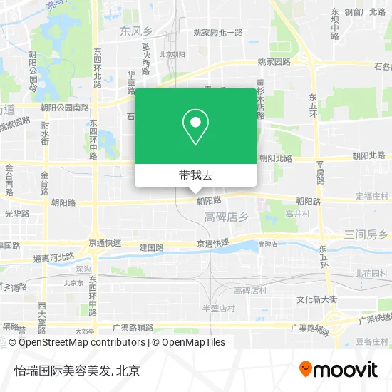 怡瑞国际美容美发地图