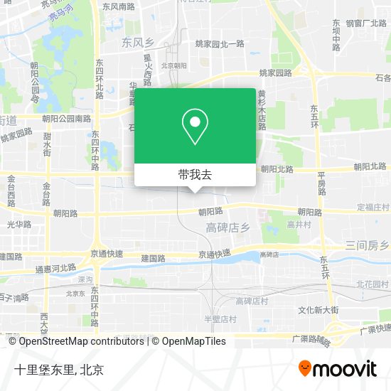 十里堡东里地图