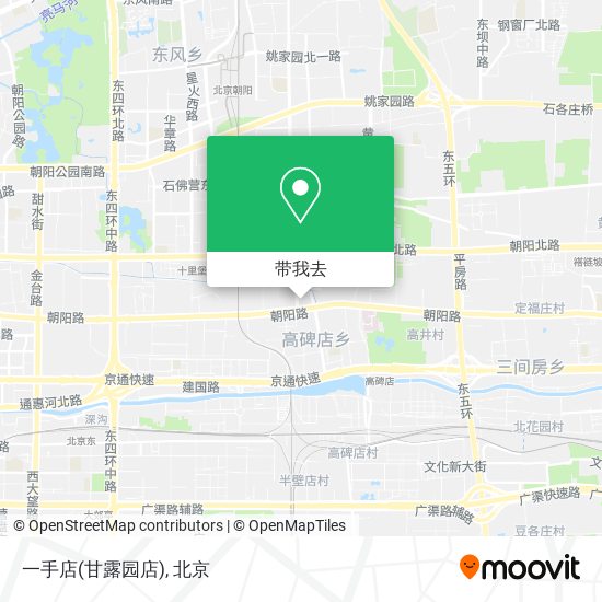 一手店(甘露园店)地图