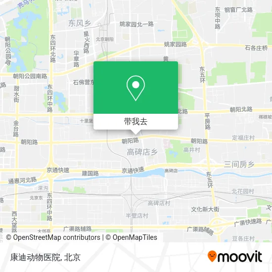 康迪动物医院地图