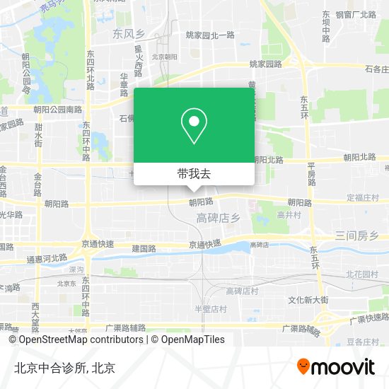 北京中合诊所地图