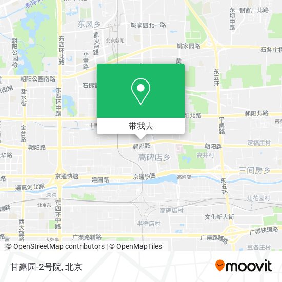 甘露园-2号院地图