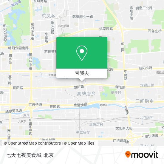 七天七夜美食城地图