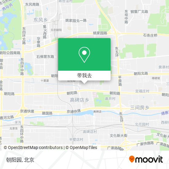 朝阳园地图