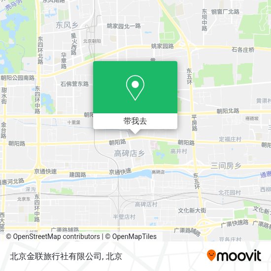 北京金联旅行社有限公司地图