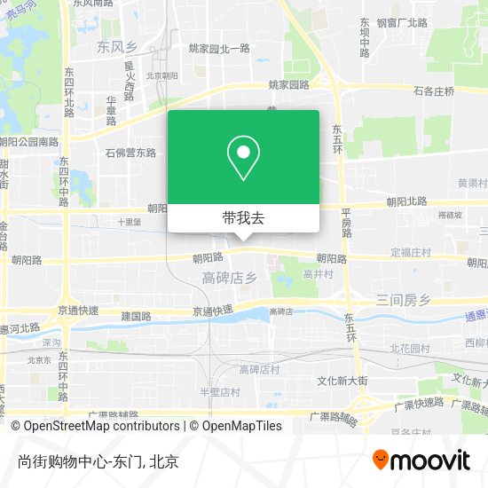 尚街购物中心-东门地图