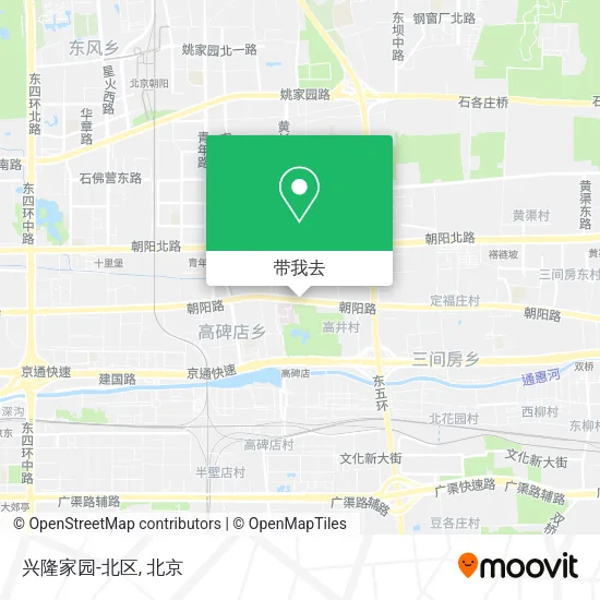 兴隆家园-北区地图